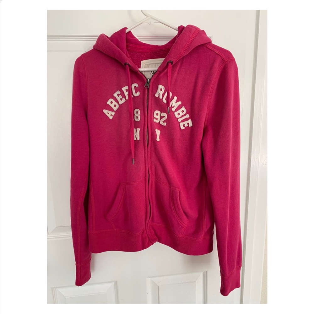 Abercrombie & Fitch Logo Hoodie Jacket